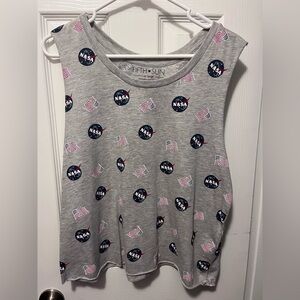 Gray NASA tank top